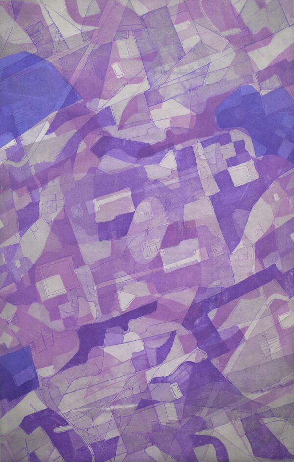 Las piramides de Teotihuacán en violetas - Imagen 3